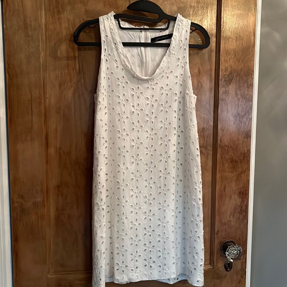 Zara Woman Eyelet Dress